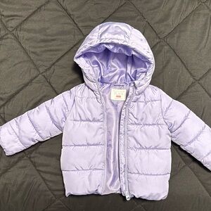 Children’s Place Lilac Hooded Puffer Jacket